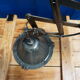 Lampe de table de bureau de ciseaux industriels de cru des années 1950