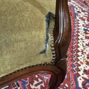 Paire de fauteuils Napoléon III XIXème en acajou