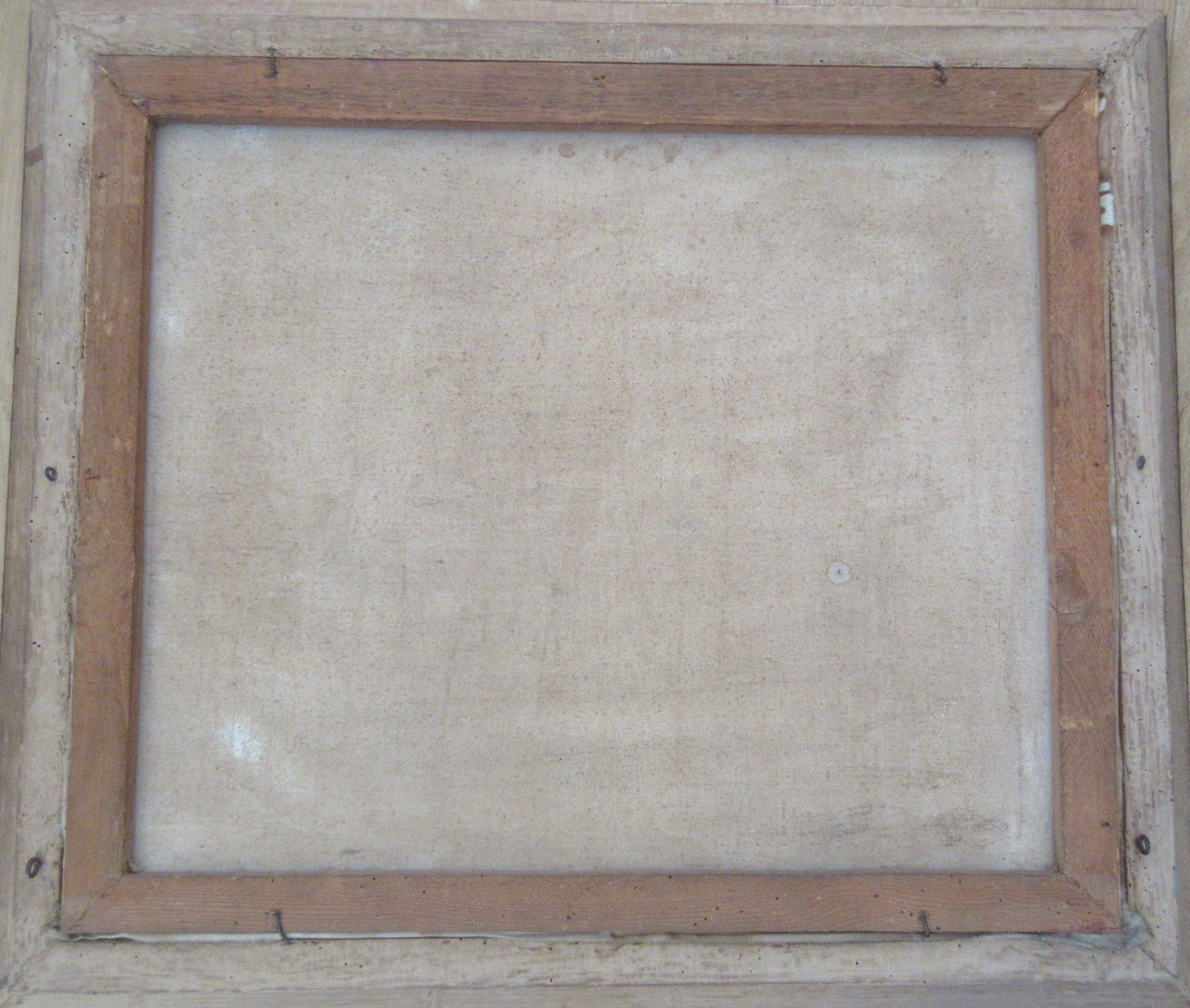 Tableau Panier de roses 1950 signé