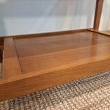 Art deco double top side table