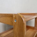 80s pine bedside table