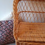 Rattan bench