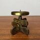 Vintage brutalist bronze chandelier by Gallo, 1970s.
