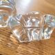 Daum France crystal salt and pepper shakers