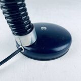 Mid-century blue Italian table lamp from the 1970s.