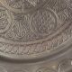 Engraved brass wall plate - oriental decor, arabesques