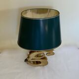 Lampe sculpture en bronze