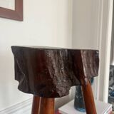 Brutalist tripod stool