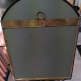Brass wall light