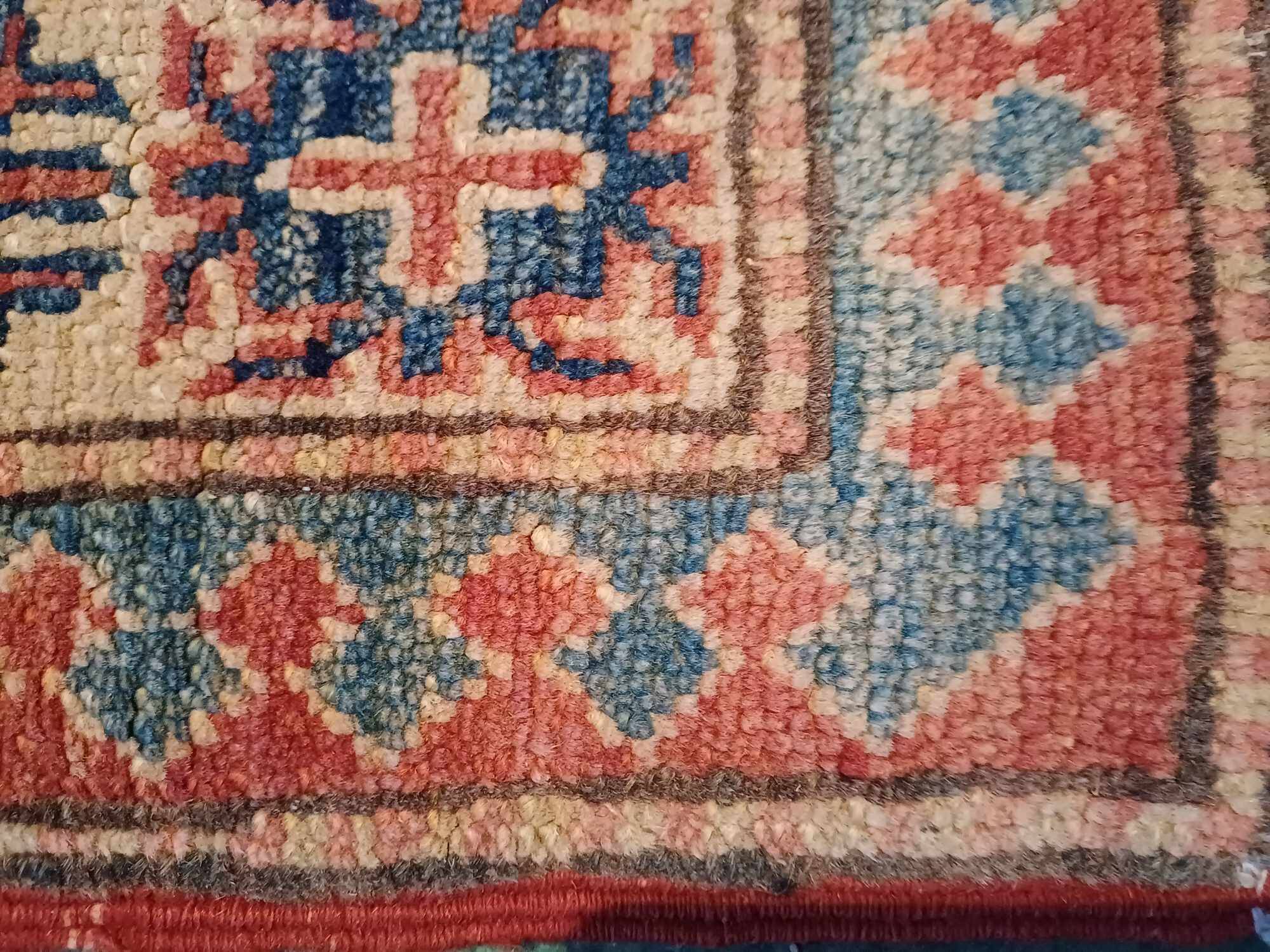 Afghan wool rug Uzrek Kazak region 155x113