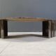 Vintage marble coffee table, 1980s