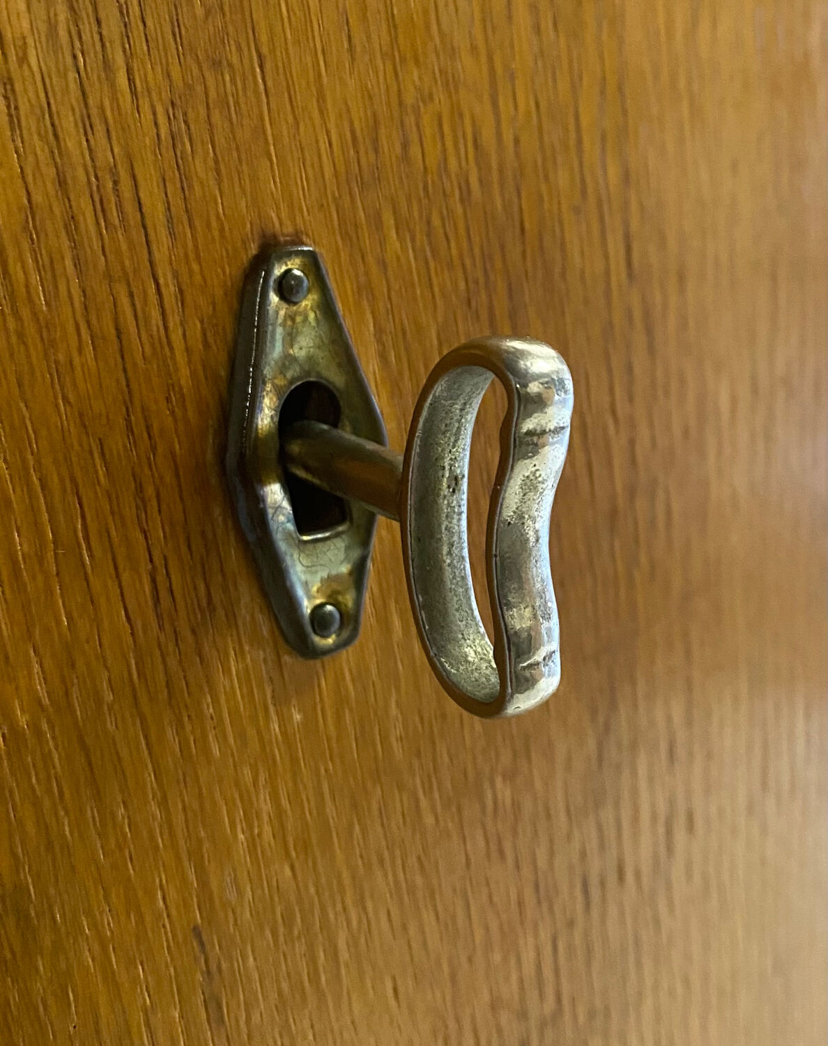 Vintage wardrobe with compass feet