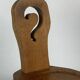 Sculptural Brutalist Chunky Tripod Stool in Oak, 1960s