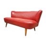 Vintage sixties cocktail lounge sofa ‘red lips'