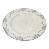 Old Flat Plate Terre de Fer Longwy Moselle - Vintage 1900 - French