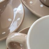 3 union pacific tableware cups and saucers