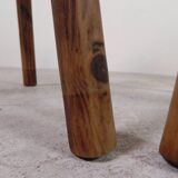 Set of 2 Spanish stools with cowhide, 1960s