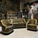 Napoleon III style living room with floral decoration