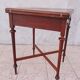 Game table in mahogany late 19th