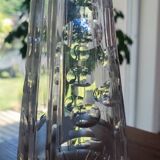 Vintage cut glass vase from the 60s