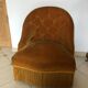 Fauteuil crapaud vintage