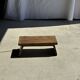 Small low bench in old teak from Indonesia H16 L39