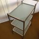 Metal and sand glass rolling table