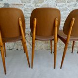 4 Baumann chairs, 60s