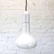Vintage lacquered aluminium pendant by Staff Leuchten 1970s