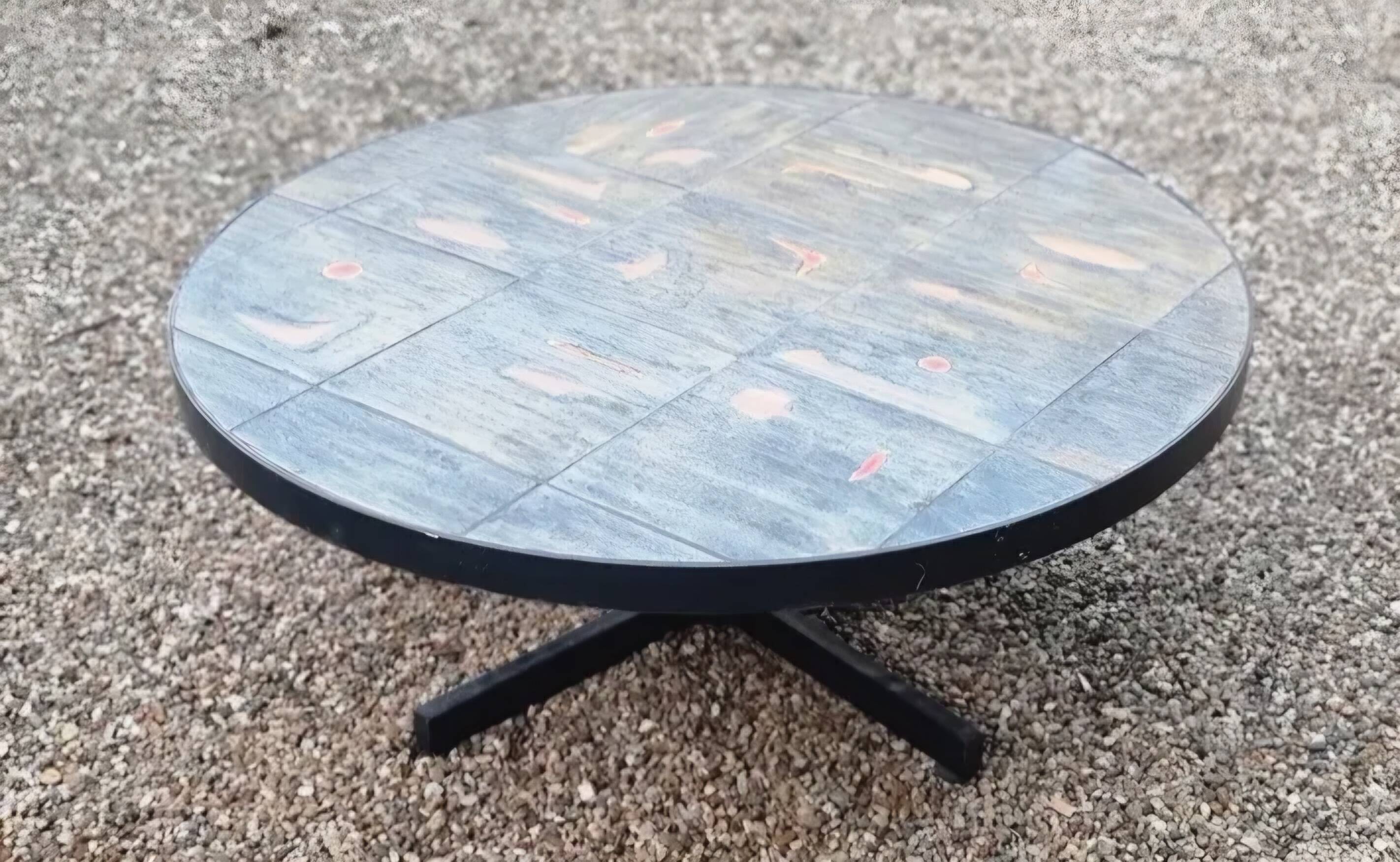 Ceramic coffee table by Jacques Lignier