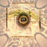 Applique murale en verre conçue par Carlo Nason pour Kalmar, années 1960