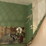 Romantic-style mirror diameter 51 cm