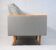 Vintage original armchair model ZWP-8 Cube, fully restored, 1970s