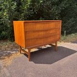 Scandinavian 1960s vintage teak storage unit