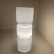 Fitz lamp in white glass Vintage Habitat