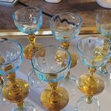 7 George Sand stemmed glasses