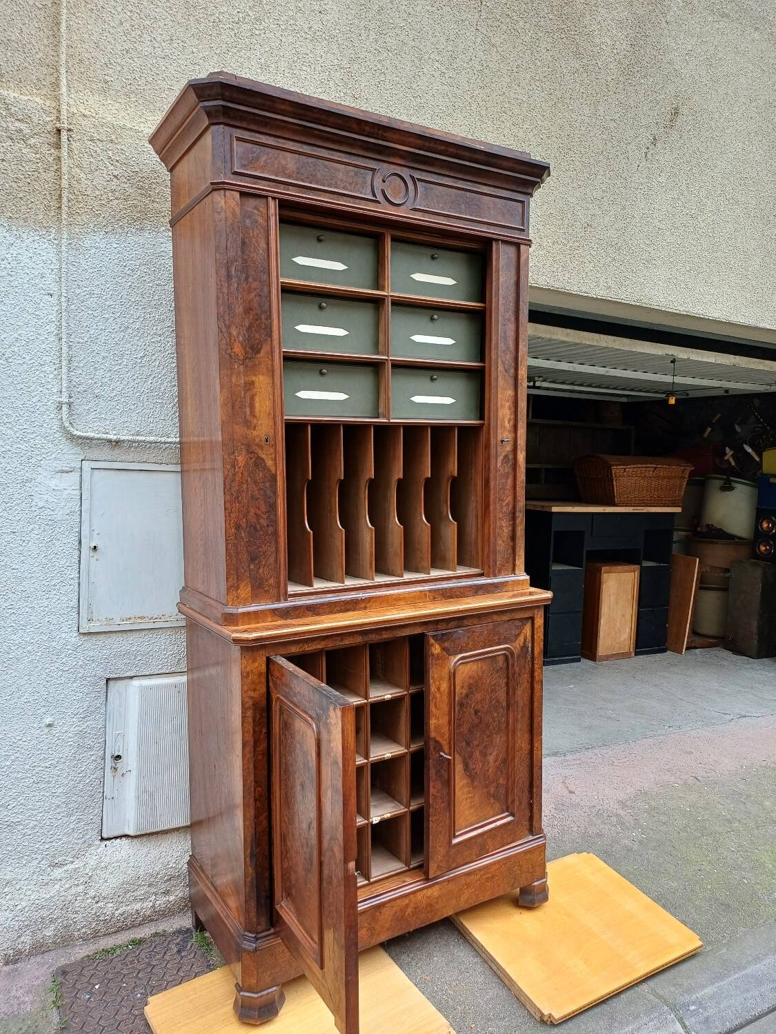 Ancien meuble de Notaire époque Napoléon 3, 19ème