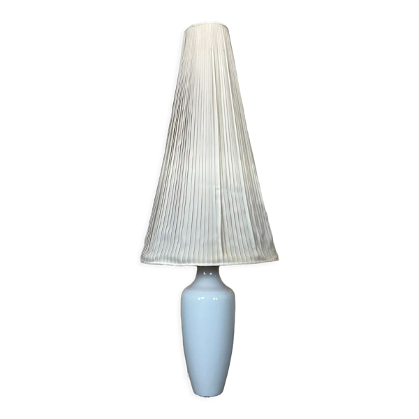 Lampe porcelaine KPM laiton space age, 60s 70s