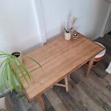 Country style oak farmhouse desk / table