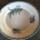 Flat hollow in earthenware st amandinoise st amand model lily of the valley