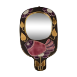 Vintage mirror Mithé Espelt ceramic