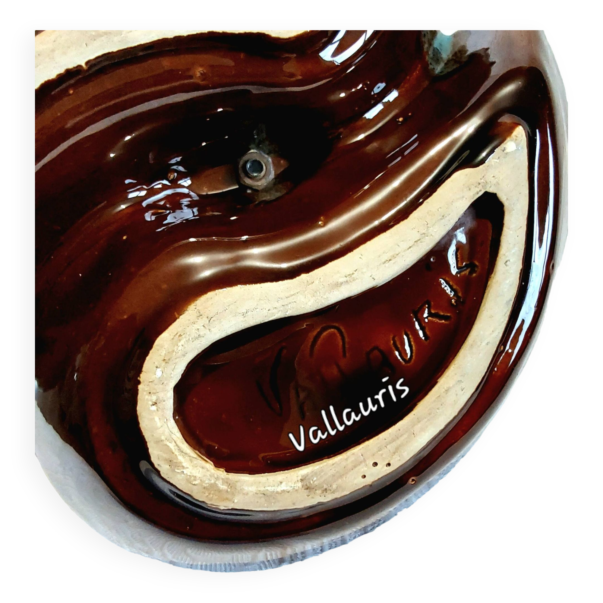 Vallauris ceramic dish