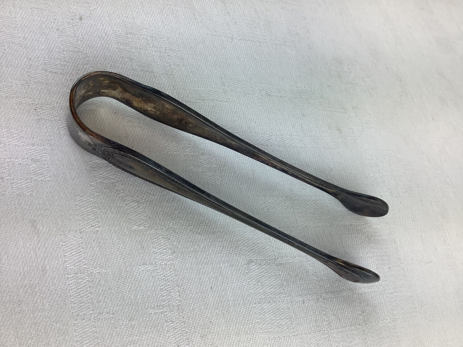 Silver sugar tongs Fabrique Christofle
