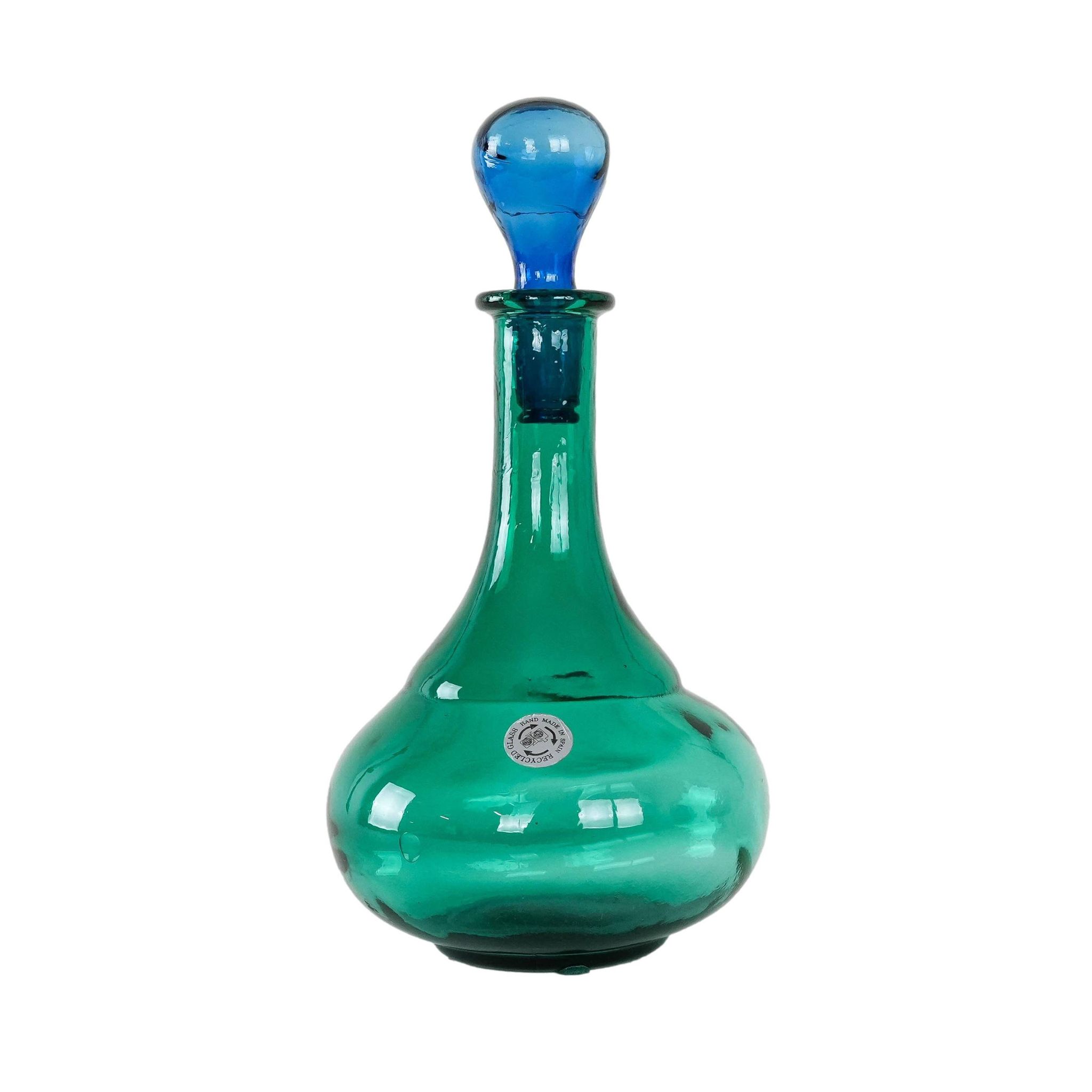 Glass carafe, Spanish design, 1990s, production: Spain