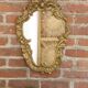 Pair of old rock mirrors in plaster - 59x38cm