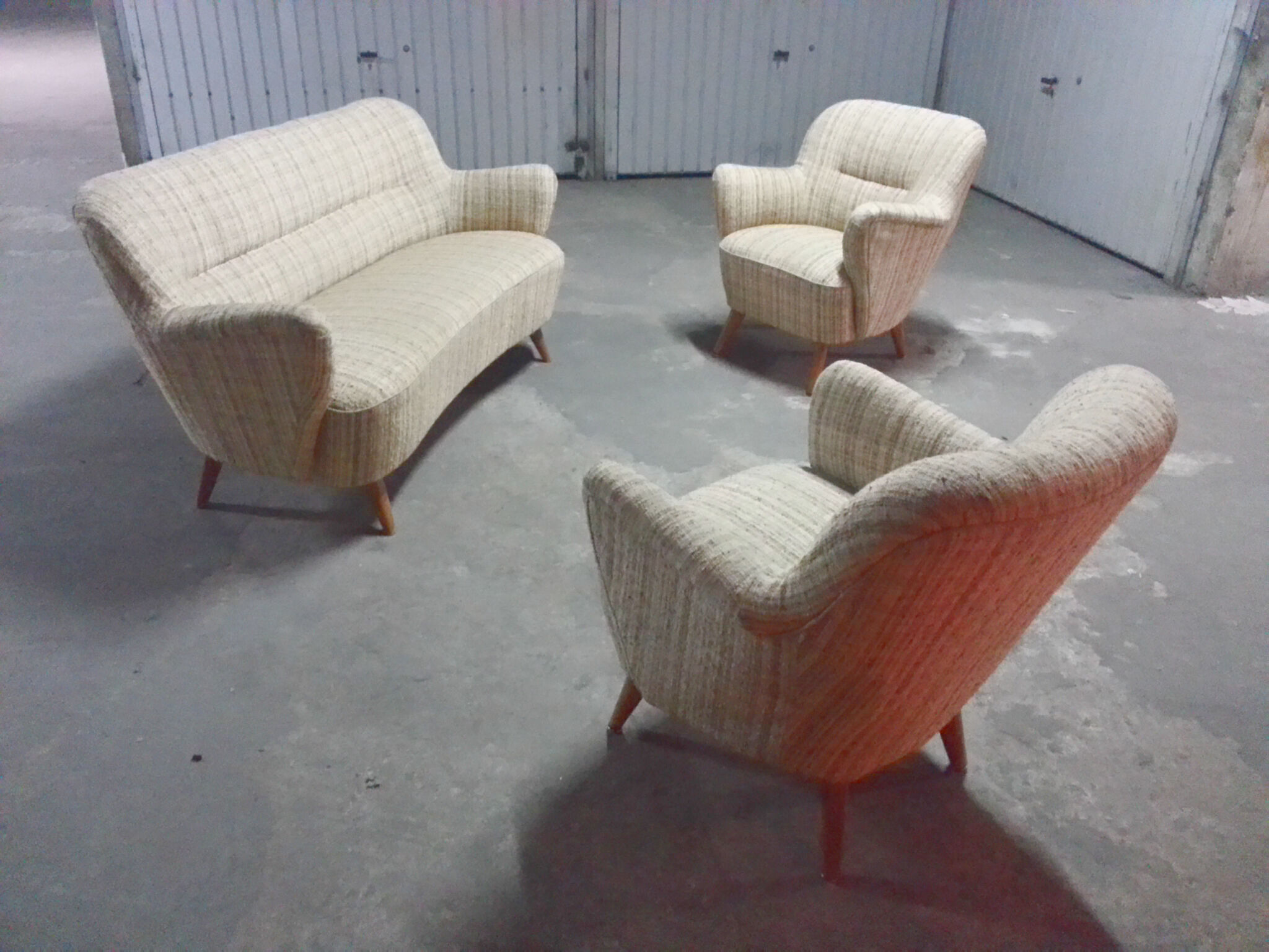 1/2 Fauteuils club années 50/60 vintage
