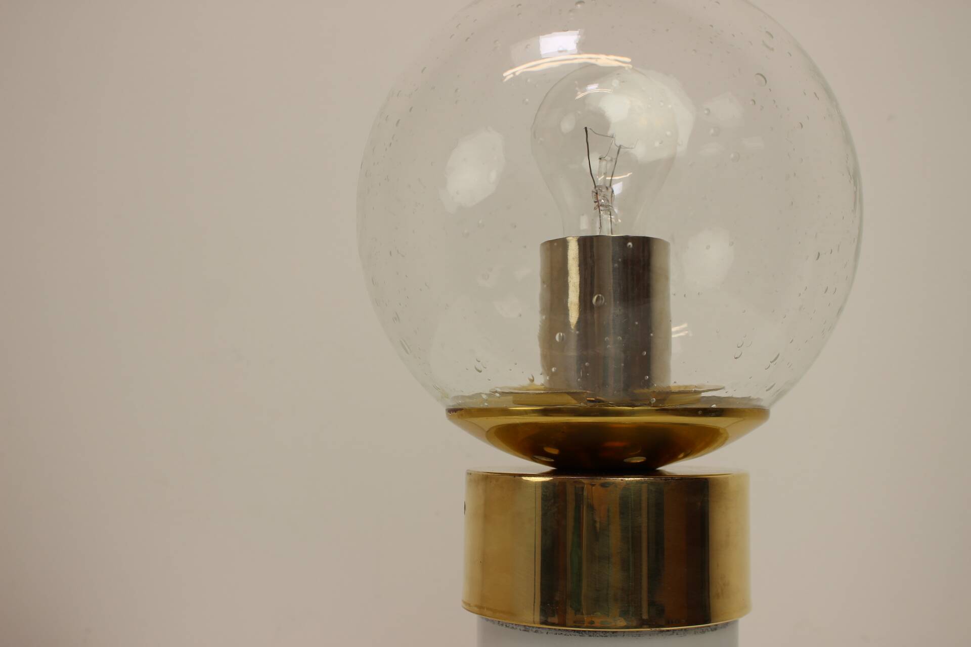 Mid-Century Brass Table Lamp by Kamenicky Senov, 1960s
