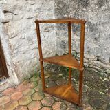 Étagère d’angle en bois massif