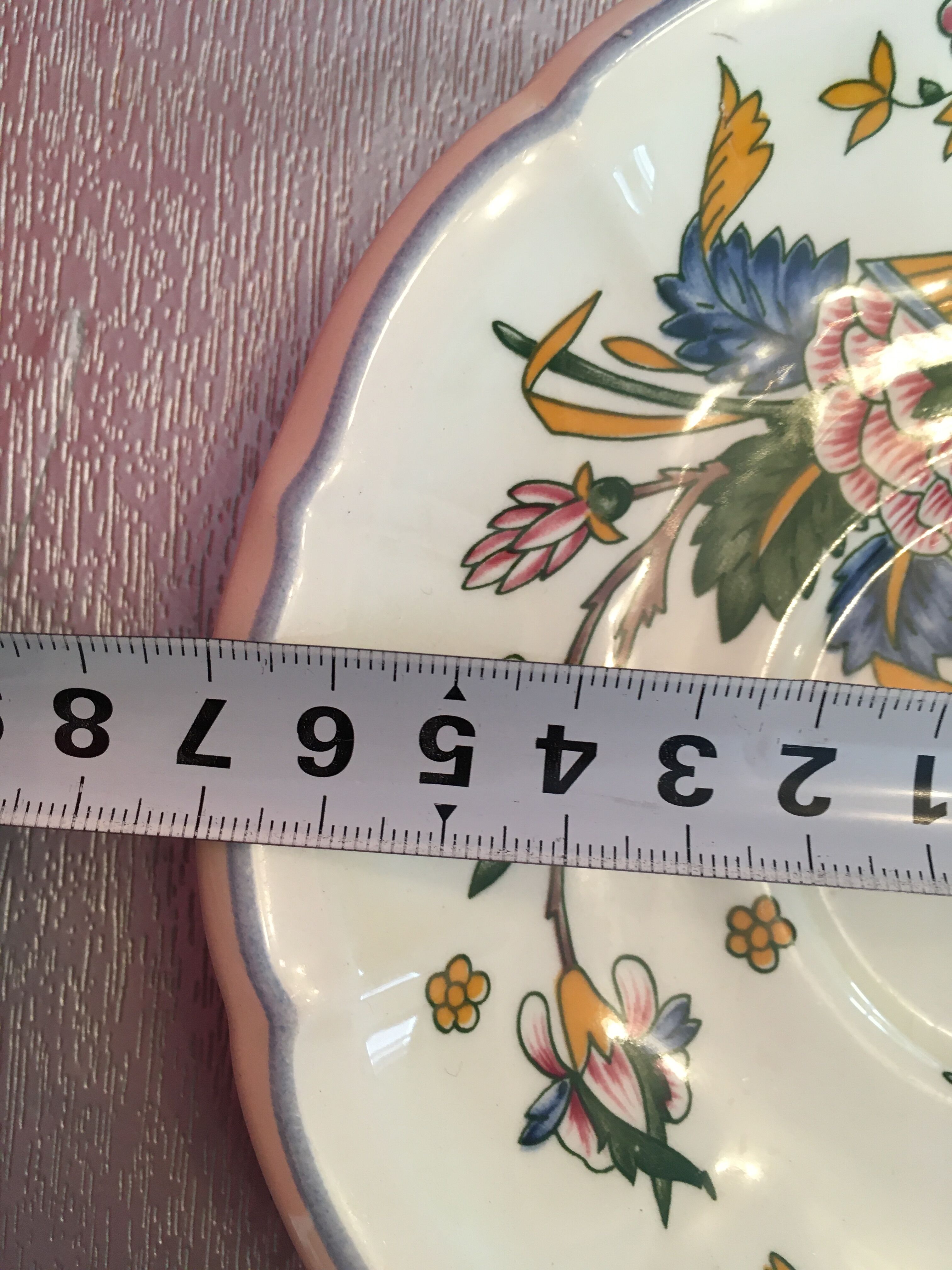 Service pieces at Gien's "The Horn of Plenty"