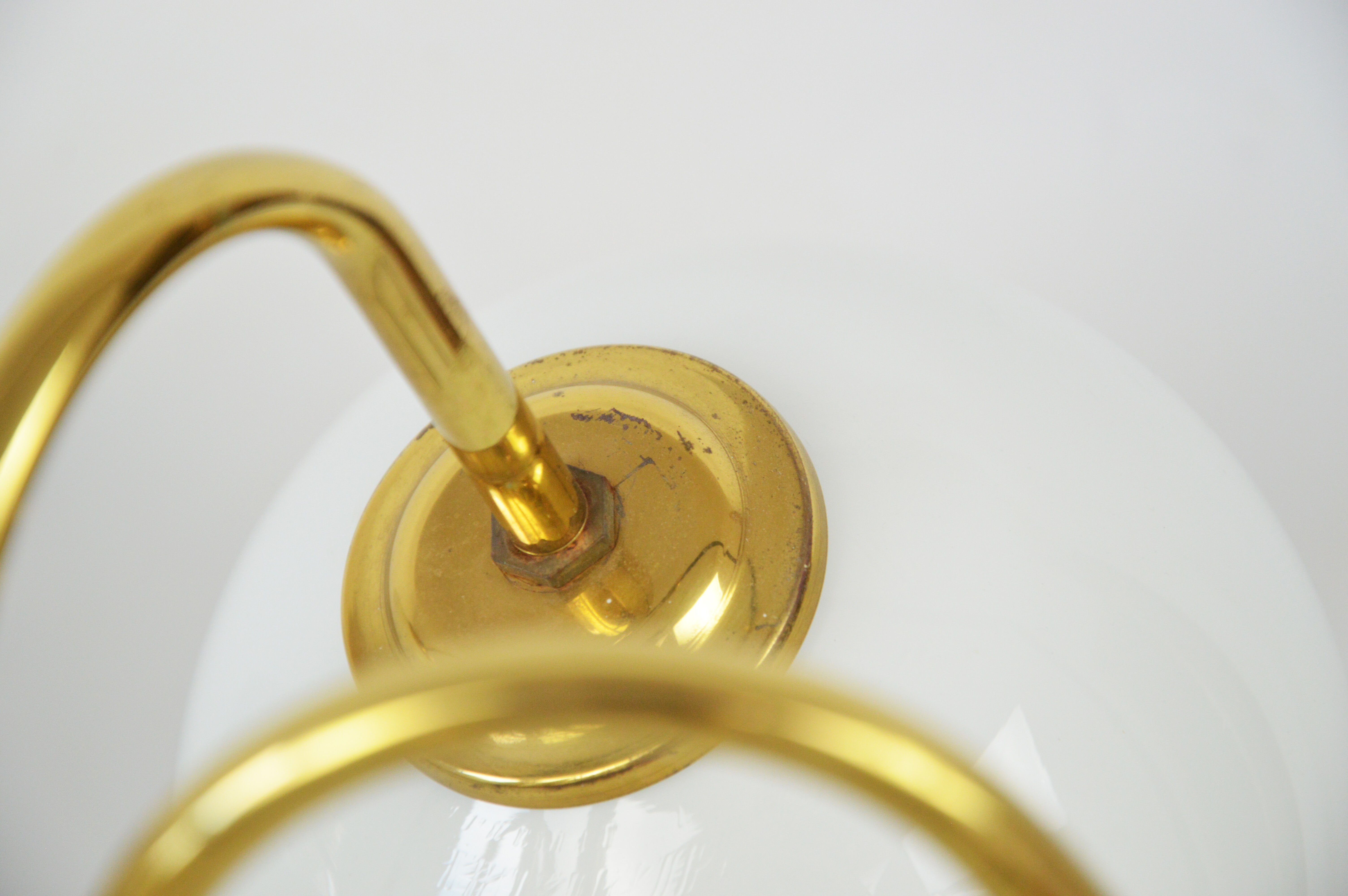 Six-arm chandelier, Poland, 1980s